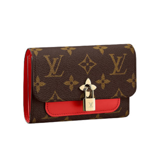 LOUIS VUITTON 路易威登 FLOWER系列 女士钱夹 M62567 罂粟红