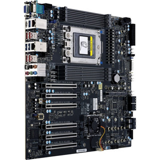 超微 M12SWA-TF 工作站主板 撕裂者PRO 万兆 远程M.2*4 6*PCIe4.0全速 主板+3975WX(32核，64线程，3.5G)
