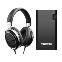 TAKSTAR 得胜 HA 101 耳罩式头戴式封闭动圈有线耳机 黑色 3.5mm+HF 580耳放组合套装