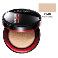 L'OREAL PARIS 巴黎欧莱雅 黑胖子恒放溢彩持色哑光遮瑕轻垫霜 #240中性调自然色 14g