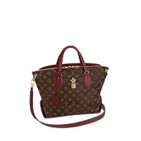 LOUIS VUITTON 路易威登 Flower系列 女士中号手袋 M44348 酒红色