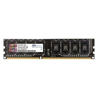 Team 十铨 Elite系列 DDR3 1600MHz 台式机内存 黑色 8GB TED38G1600C11BK