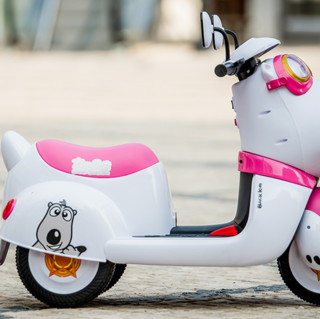 爵士贝贝 YSA-022 双驱儿童电动车 粉色