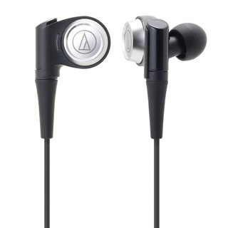 audio-technica 铁三角 CKR9 入耳式动圈有线耳机 黑色 3.5mm