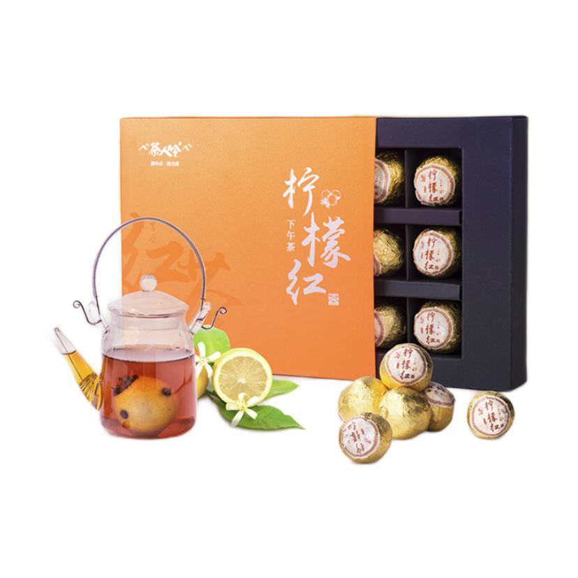茶人岭 柠檬红茶 160g 礼盒装