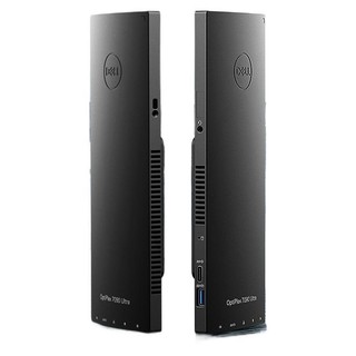 DELL 戴尔 OptiPlex 7090 Ultra 商务台式机 黑色 (酷睿i3-1154G4、核芯显卡、8GB、256GB SSD+1TB HDD、风冷)