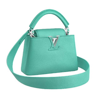 LOUIS VUITTON 路易威登 Capucines系列 手袋 M56754 浅绿色