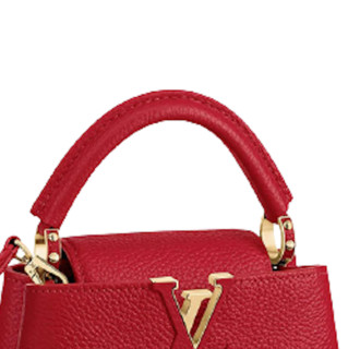 LOUIS VUITTON 路易威登 Capucines系列 女士手袋 M56845 猩红色