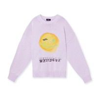 WE11DONE PINK PRINTED KNIT SWEATER 男士圆领毛衣 JVV1602319438892