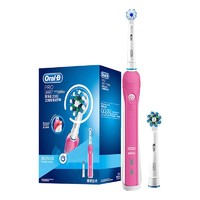 Oral-B 欧乐-B P2000 电动牙刷 粉色 刷头*2