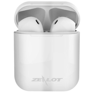 ZEALOT 狂热者 H20 半入耳式真无线降噪蓝牙耳机 白色
