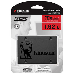 Kingston 金士顿 A400 SATA 固态硬盘 1.92TB（SATA3.0）