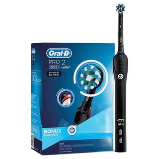 欧乐B（Oralb）电动牙刷 成人3D声波震动充电式牙刷 P2000黑