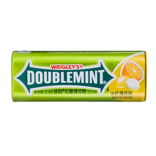 DOUBLEMINT 绿箭 无糖薄荷糖 冰柠薄荷味