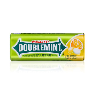 DOUBLEMINT 绿箭 无糖薄荷糖 冰柠薄荷味 23.8g