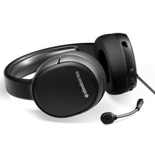 Steelseries 赛睿 寒冰1 耳罩式头戴式降噪有线耳机 黑色 3.5mm