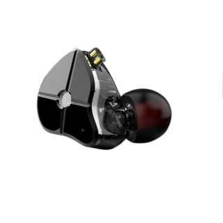 TRN ST1 入耳式挂耳式圈铁有线耳机 黑色 3.5mm
