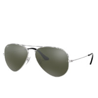 Ray-Ban 雷朋 Aviator飞行员系列 男女款太阳镜 0RB3025 003/40 银框银片 58mm