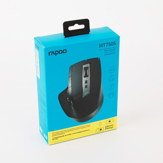 RAPOO 雷柏 MT750S 2.4G蓝牙 双模无线鼠标 3200DPI 黑色