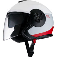 Niu Technologies 小牛电动 3/4骑行头盔 红白 L