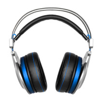 XIBERIA 西伯利亚 K5 耳罩式头戴式动圈有线耳机 黑蓝色 USB-A