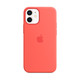 Apple 苹果 iPhone 12 mini 专用原装Magsafe硅胶手机壳 保护壳 - 粉橘色