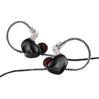 TRN VX 入耳式挂耳式圈铁有线耳机 黑色 3.5mm
