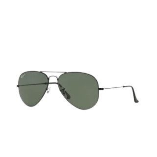 Ray-Ban 雷朋 Aviator飞行员系列 男女款太阳镜 0RB3025 002/58 黑框绿片 58mm