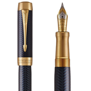 PARKER 派克 钢笔 Duofold世纪系列 蓝金岁月 M尖 单支装