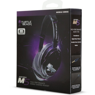 TURTLE BEACH 乌龟海岸 EAR FORCE M5 耳罩式头戴式有线耳机 黑色 3.5mm