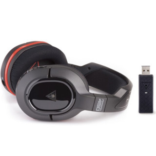 TURTLE BEACH 乌龟海岸 Stealth 450 耳罩式头戴式2.4G无线耳机 黑红色