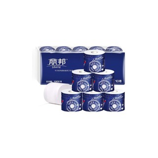 Libang 丽邦 牛仔系列 有芯卷纸 4层*180g*10卷