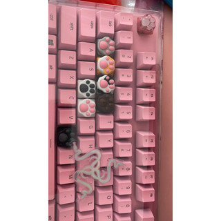 VARMILO 阿米洛 609742 猫爪键帽 1键 粉色