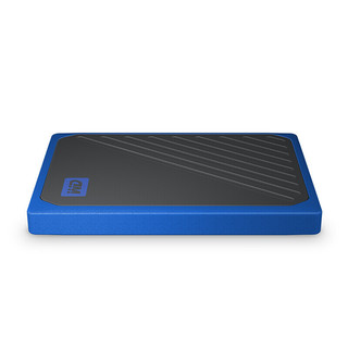 Western Digital 西部数据 My Passport Go系列 WDBMCG0020BBT-CESN USB 3.0 移动固态硬盘 2TB USB-A 钴蓝色