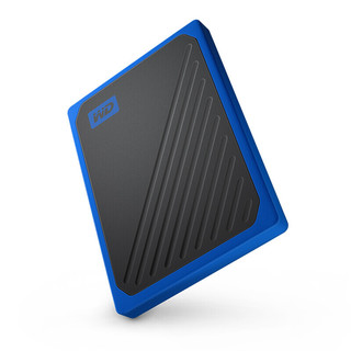 Western Digital 西部数据 My Passport Go系列 WDBMCG0020BBT-CESN USB 3.0 移动固态硬盘 2TB USB-A 钴蓝色