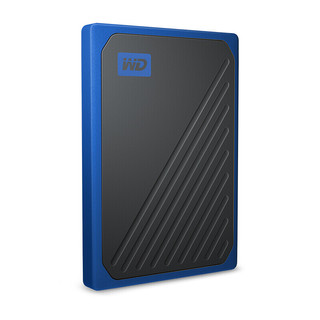 Western Digital 西部数据 My Passport Go系列 WDBMCG0020BBT-CESN USB 3.0 移动固态硬盘 2TB USB-A 钴蓝色