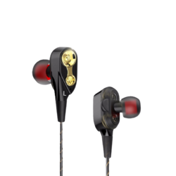 VIKEN 维肯 VE-602 入耳式动圈有线耳机 黑色  3.5mm