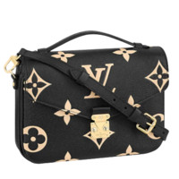 LOUIS VUITTON 路易威登 POCHETTE MÉTIS系列 女士手袋 M45773 黑色/米白色