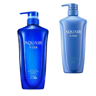 AQUAIR 水之密语 净润臻养系列洗护套装 (控油型洗发露600ml+护发素600ml)