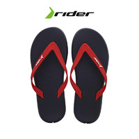 rider Rider巴西进口2021新款人字拖男士夹趾拖鞋R1速度系列户外休闲防滑沙滩鞋 红/黑 43