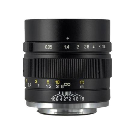 ZHONGYI OPTICAL 中一光学 35mm F0.95 标准定焦镜头 富士FX卡口 黑色 55mm+55mmUV镜