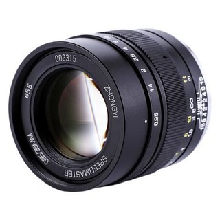 ZHONGYI OPTICAL 中一光学 35mm F0.95 标准定焦镜头 富士FX卡口 黑色 55mm+55mmUV镜