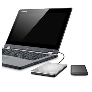 SEAGATE 希捷 Backup plus Ultra slim系列 2.5英寸Micro-B移动机械硬盘 2TB USB 3.0 银色