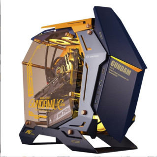 IPASON 攀升 MOD-3 GUNDAM 游戏台式机 深灰色（酷睿i9-10900K、RTX 3090 24G、32GB、1TB SSD、水冷）