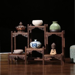 中式博古架茶具架置物架摆件展示架