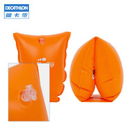 DECATHLON 迪卡侬 儿童青少年男女加厚游泳浮圈水袖手臂圈大浮力安全NABE (两只装)橙色小号（11-30kg）
