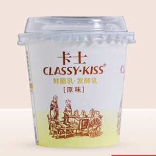 CLASSY·KISS 卡士 鲜酪乳 风味发酵乳 原味 120g*12杯