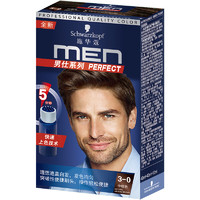 Schwarzkopf 施华蔻 男仕系列男士染发霜 #3.0棕黑色 180g