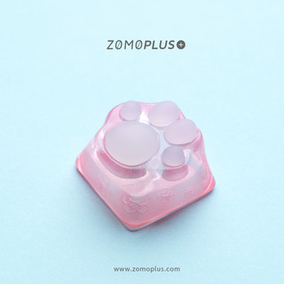 ZOMO PLUS ZOMO原创设计 萌可爱 3D打印Tiffany蒂芙尼樱花树脂个性猫爪键帽 粉