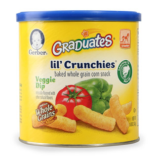 Gerber 嘉宝 Graduates Lil‘ Crunchies Mild Cheddar 蔬菜泡芙条